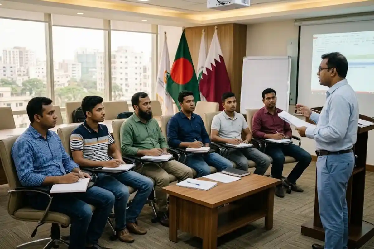 Bangladeshi manpower recruitment orientation for Saudi Arabia