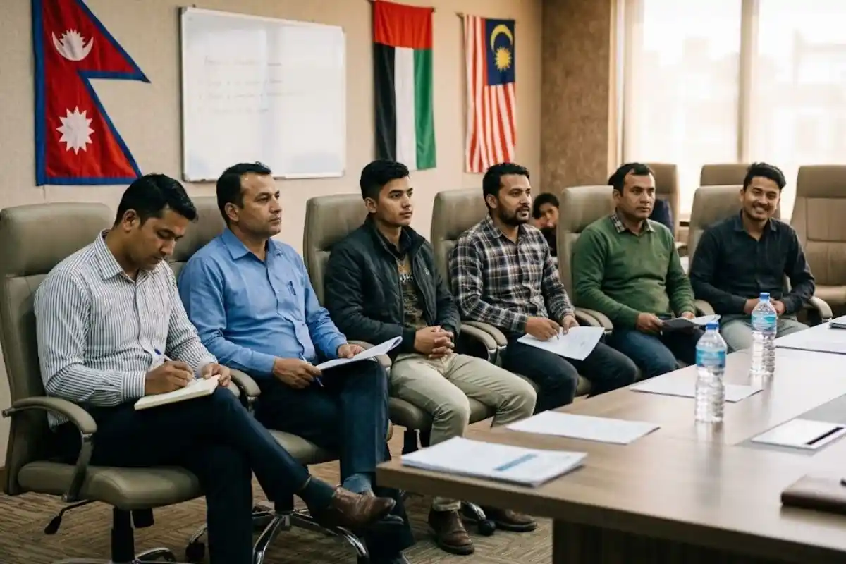 Nepali manpower recruitment for Saudi Arabia security and labour