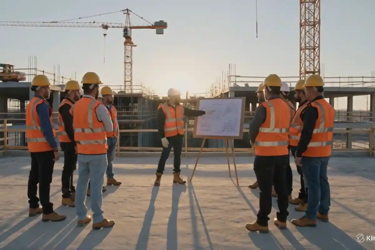Manpower outsourcing Saudi Arabia construction site team